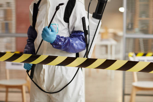 Professional Biohazard Cleanup technician working in Centerville, UT